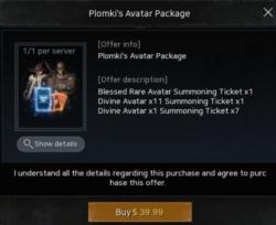 Пакет Аватара Пломки (Plomki's Avatar Package)