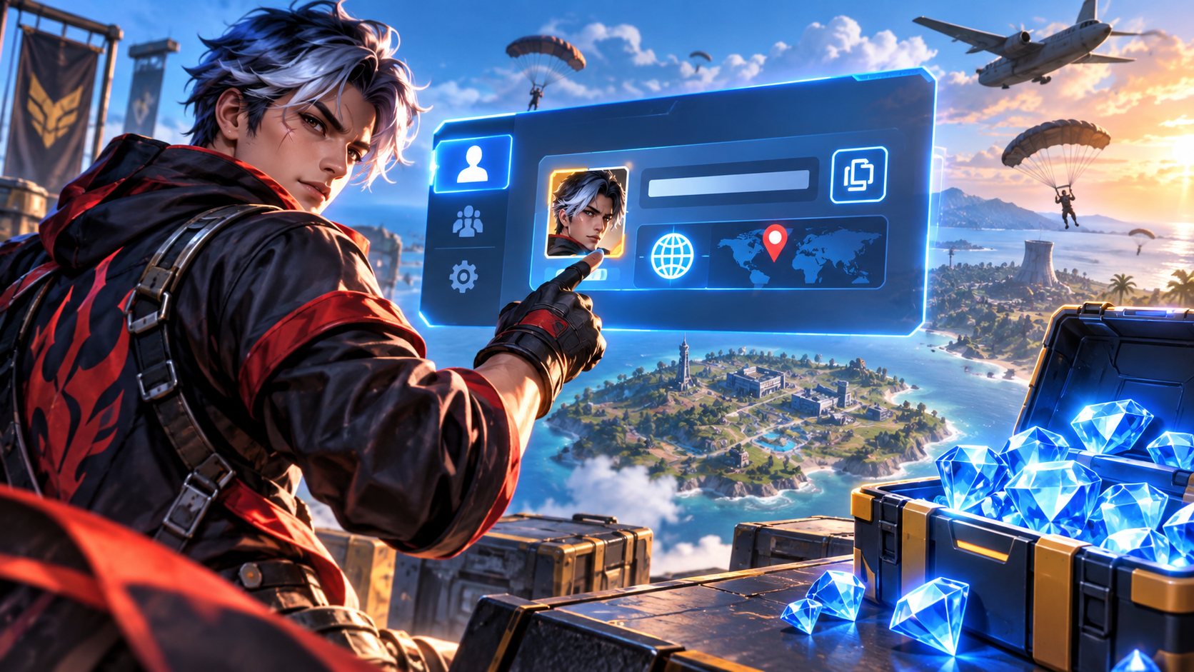 Как узнать ID и регион аккаунта Free Fire перед пополнением алмазов