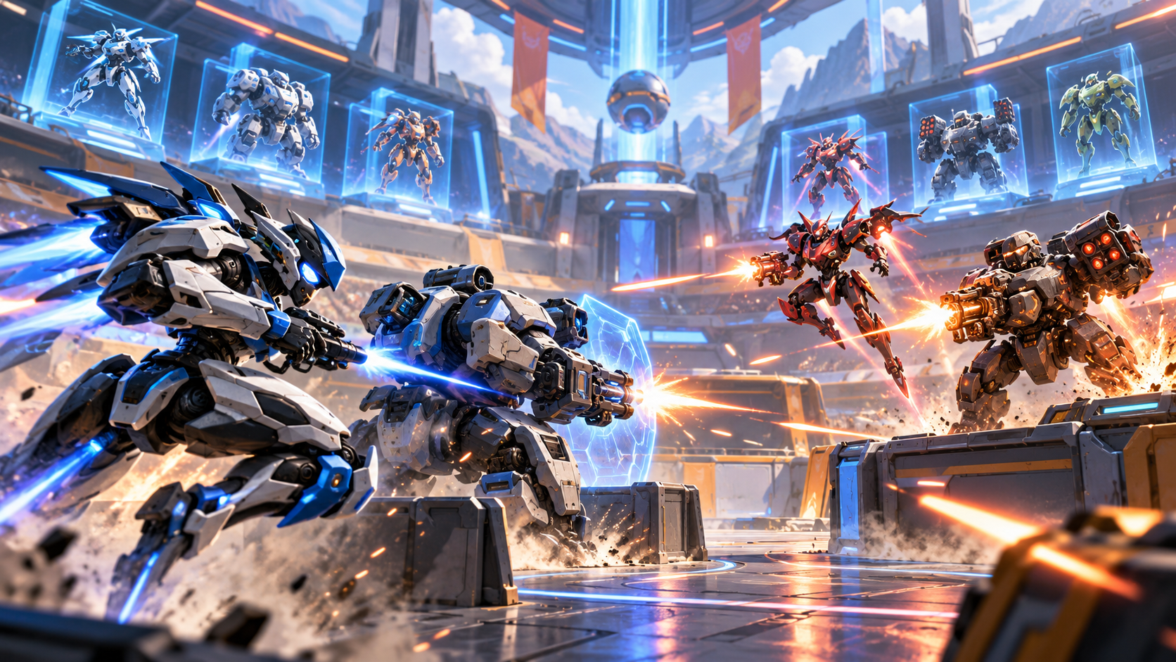 Hangar Showdown в Mech Arena: как играть, лиги и награды