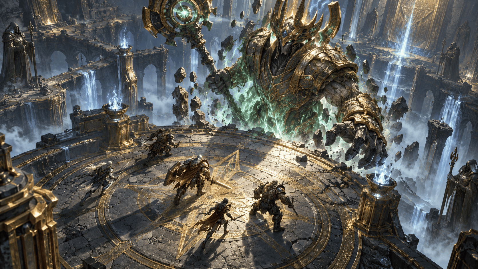 Artifact Material Raid 25 в Watcher of Realms: команда и расстановка