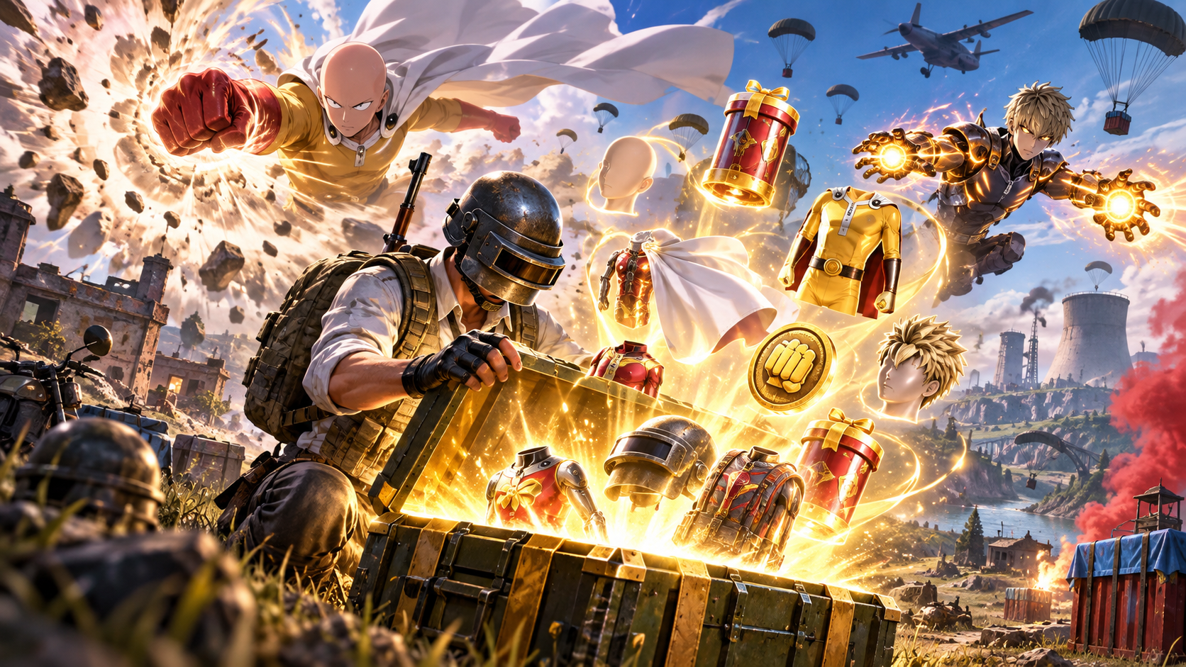 Как получить бесплатные награды One-Punch Man в PUBG Mobile