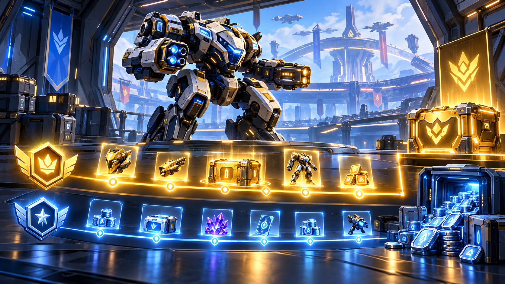 Боевой пропуск Mech Arena: Silver Pass, Gold Pass и Запас Кредитов