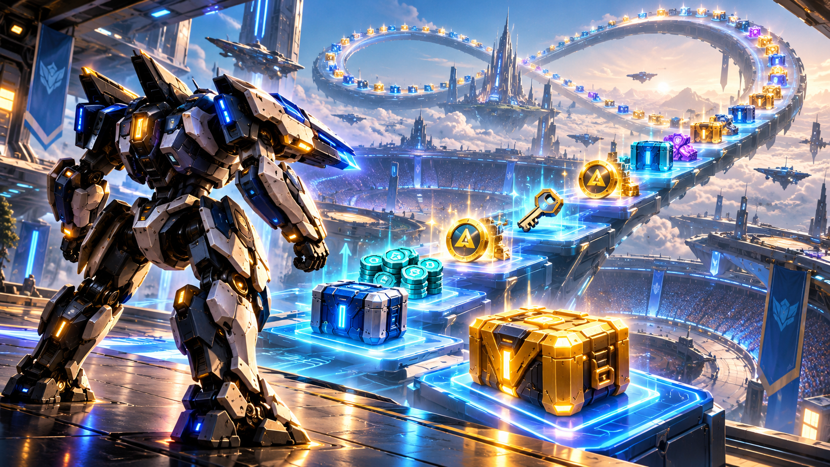 Шкала прогресса Mech Arena: как фармить XP и что такое Бесконечный путь