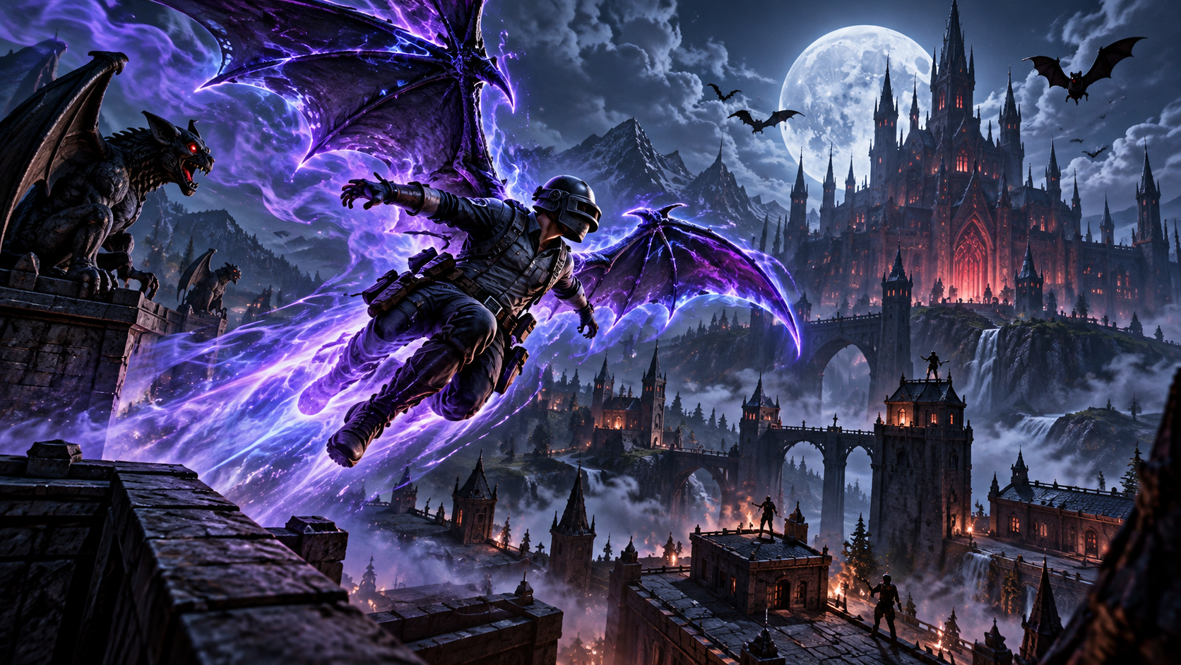 Twilight Bat Wings в PUBG Mobile 4.6: как летать и использовать способности