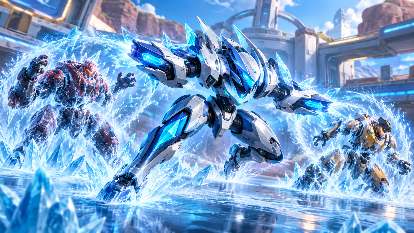 Как играть за Blizzfrost в Mech Arena