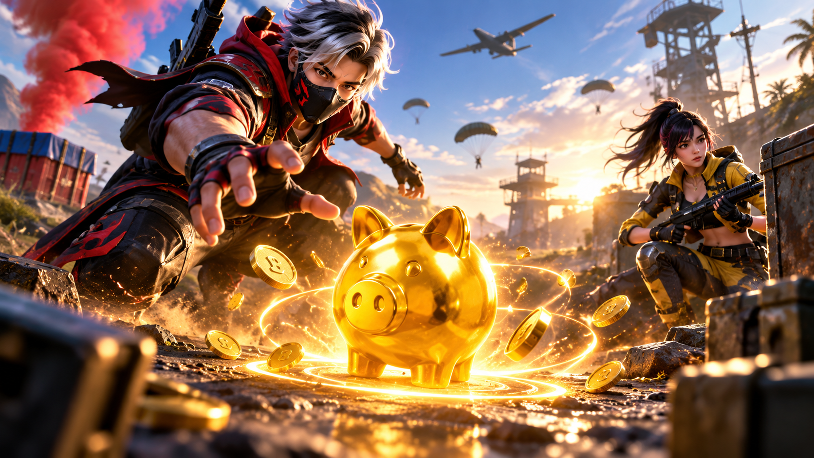 Coin Jar в Free Fire: где найти банку монет и как получить FF Coins