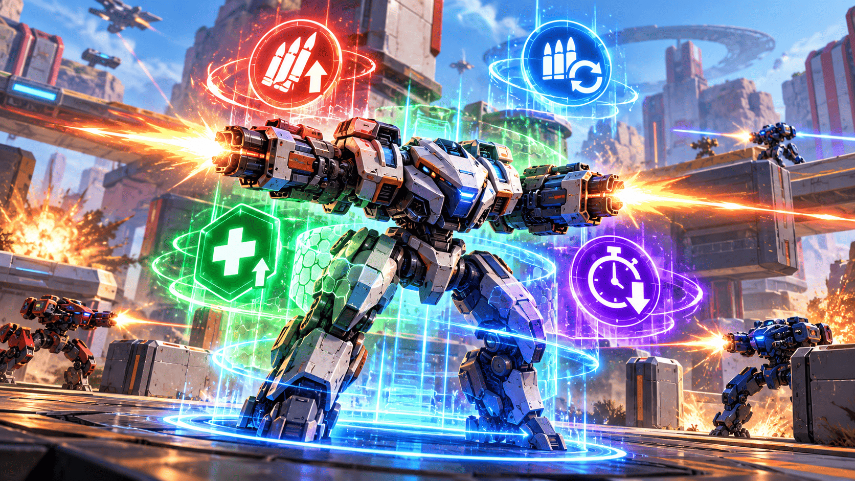 Модификаторы в Mech Arena: как подбирать ангар под бонусы