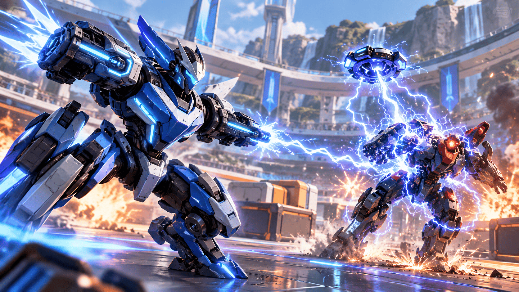 Как играть за Volti в Mech Arena
