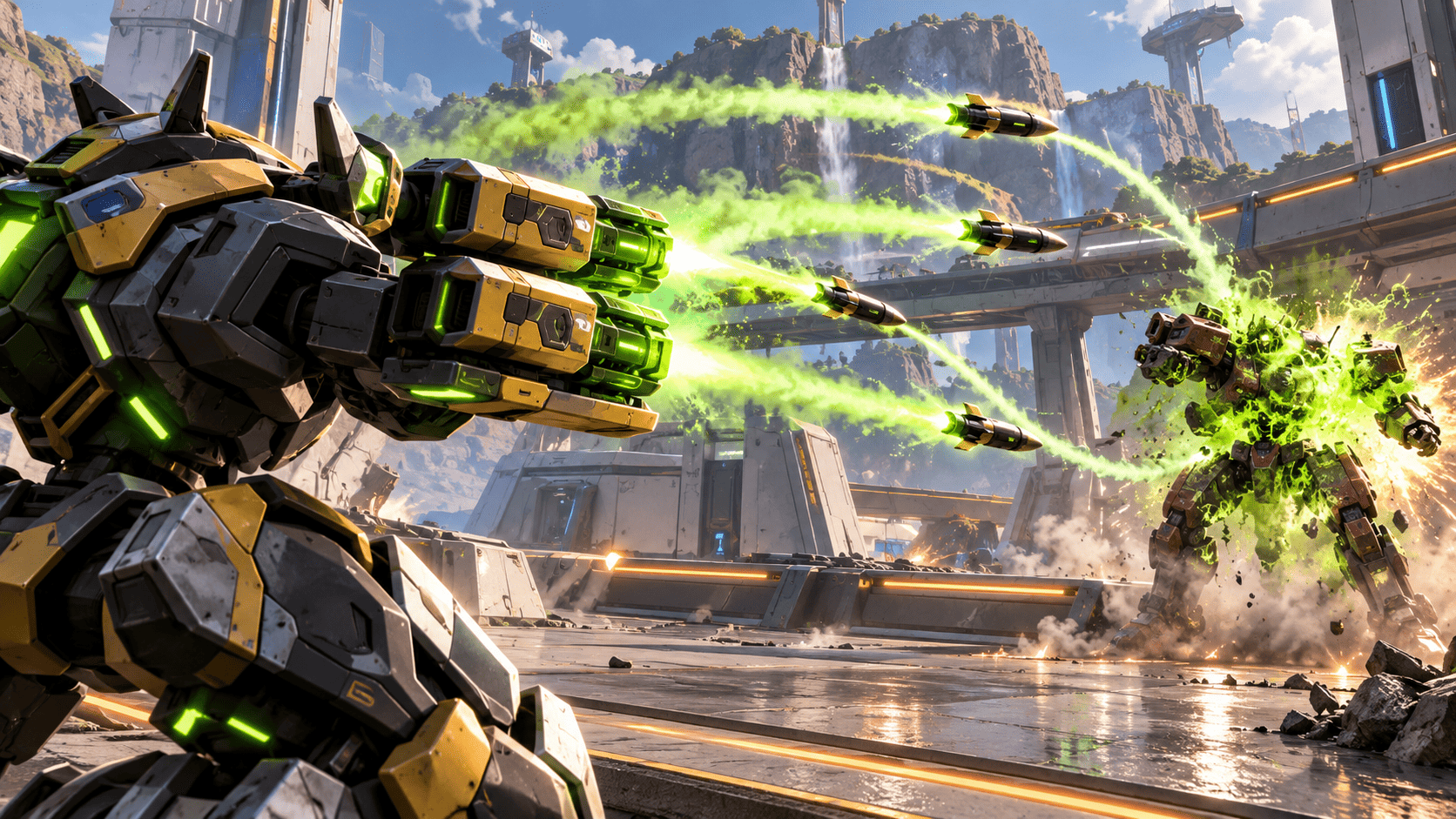 Hornet в Mech Arena: как работает Venom, мехи и импланты