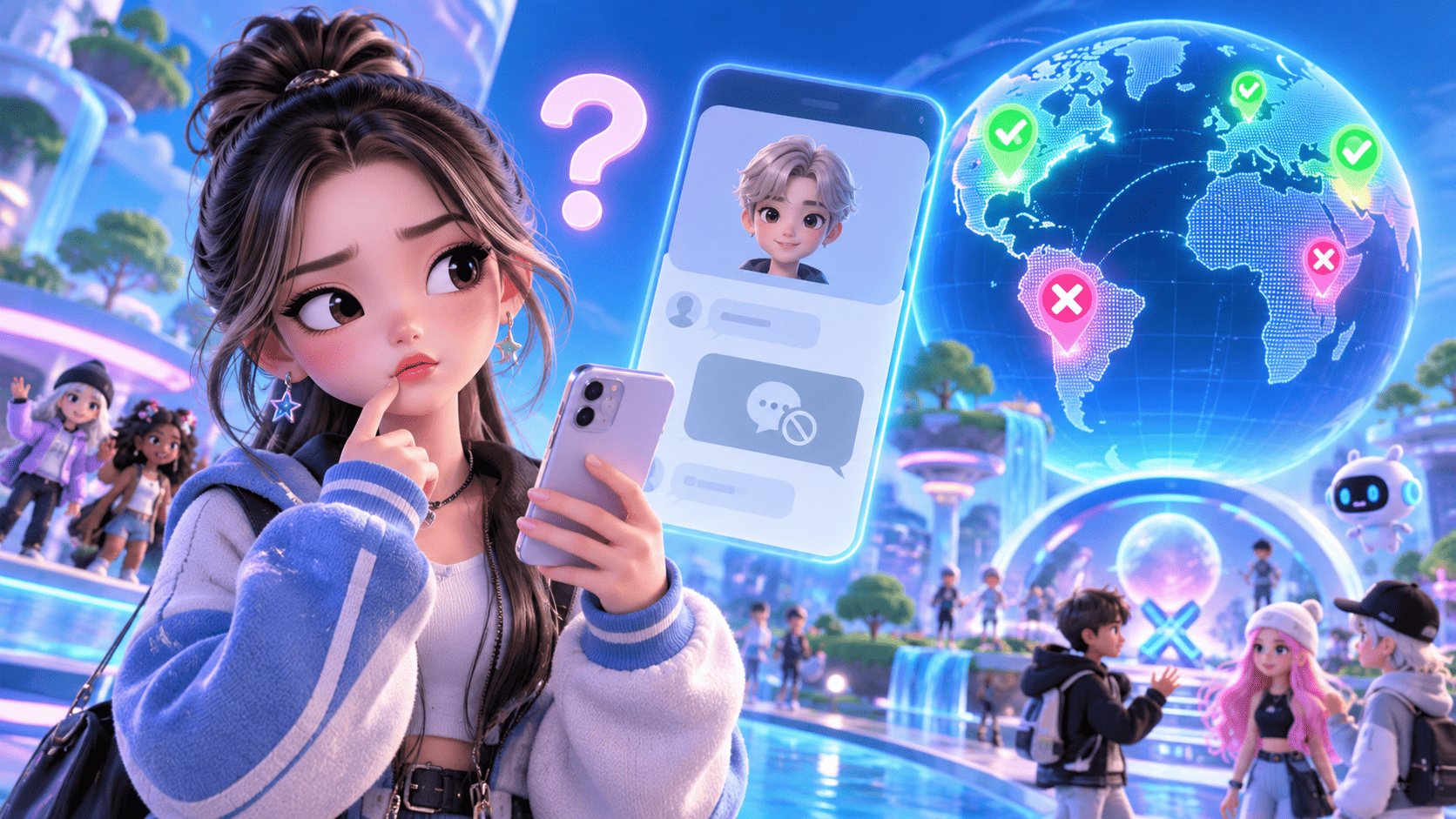 Почему нет Character Chat в ZEPETO и в каких странах он доступен