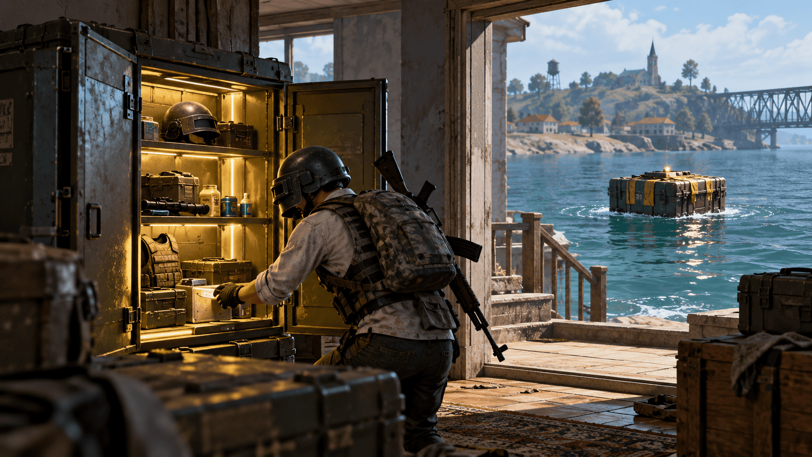 Локеры и грузовые ящики на Erangel в PUBG Mobile 4.6: где искать лут